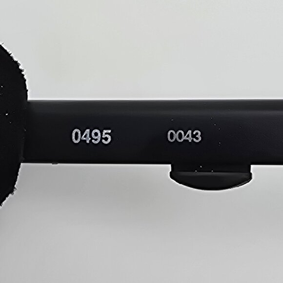 *SOLD* Cebe 495 43 Walter Cecchinel Black Frame Green 4000 Glass Lens Sunglasses - Picture 9 of 16